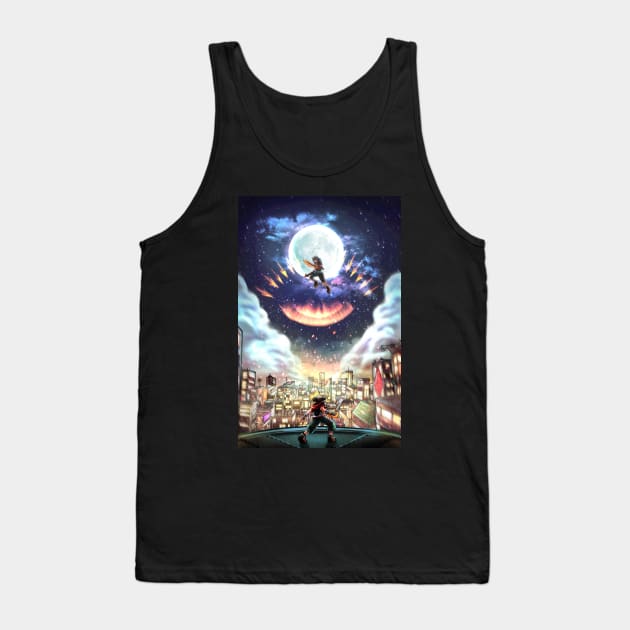 The Final Battle (Kingdom Hearts Sora vs Yozora Poster) Tank Top by Arcanekeyblade5